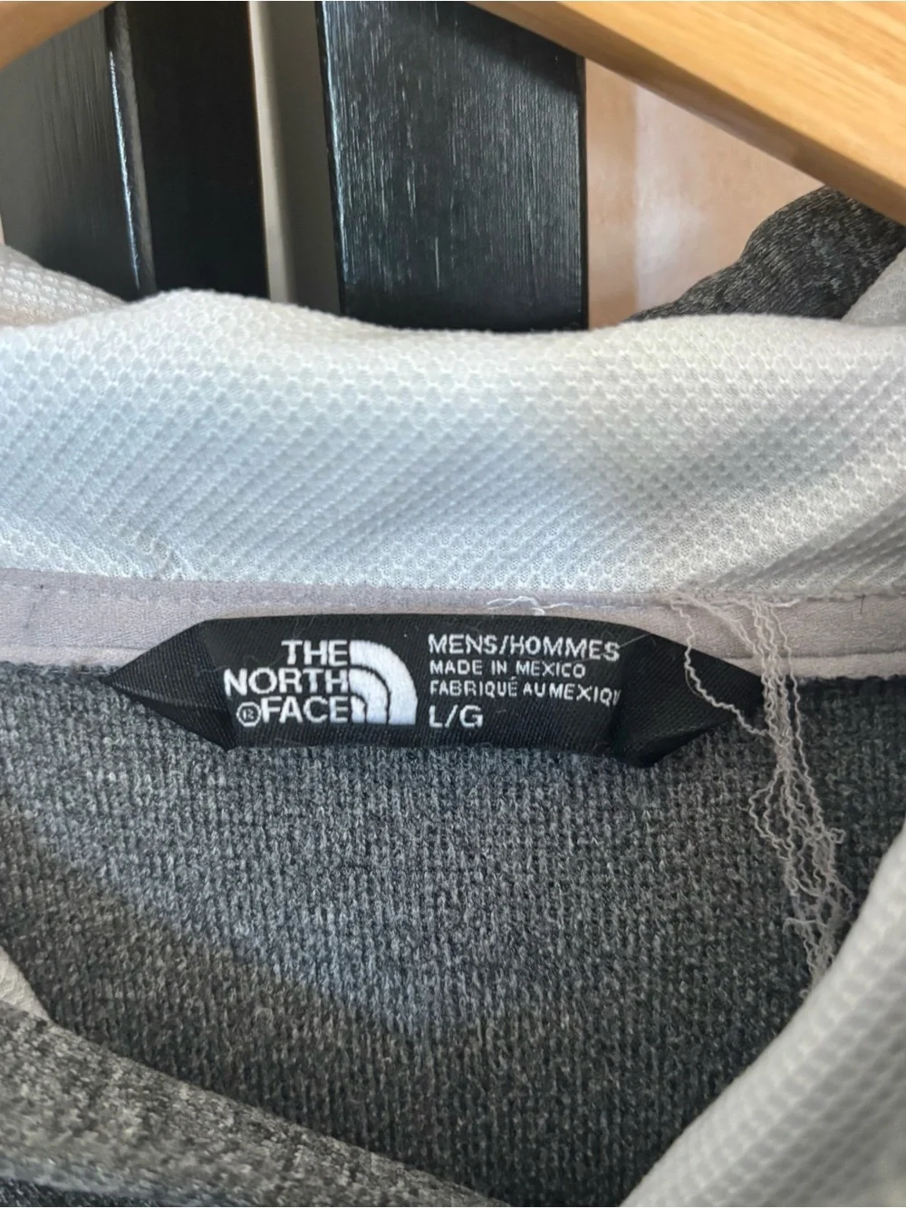 The North Face Men's Charcoal Gray Logo Pullover Hoodie